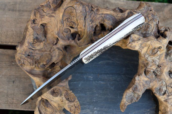 Utilitaire Renforcé 24 cm, manche en Bois de Cerf