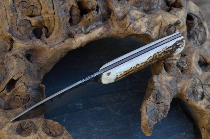 Utilitaire 19 cm, manche en Bois de Cerf