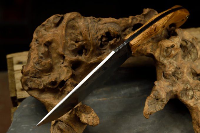 Couteau de camp 31 cm, manche en Frêne