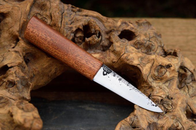 Couteau utilitaire 18cm, Manche en Acajou